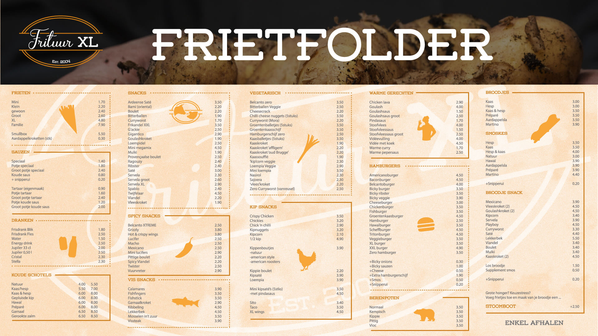 Frituur XLFrietfolder